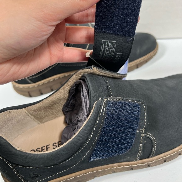 Josef Seibel waterproof suede navy shoes 37 - Picture 3 of 6